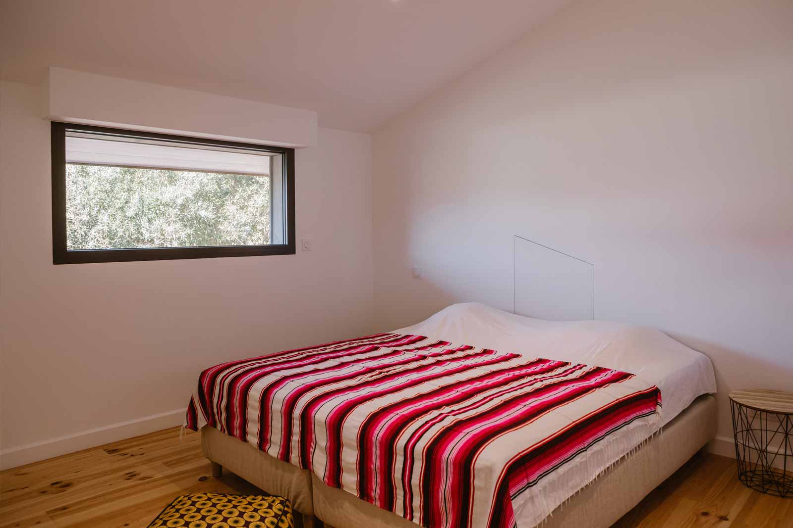 Photo d'une chambre de La Villa Cap Cod avec lit double.